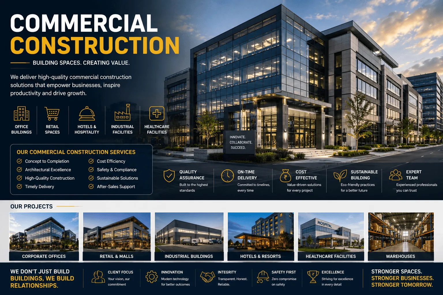 Commercial Construction by Vhanja Constructions Limited