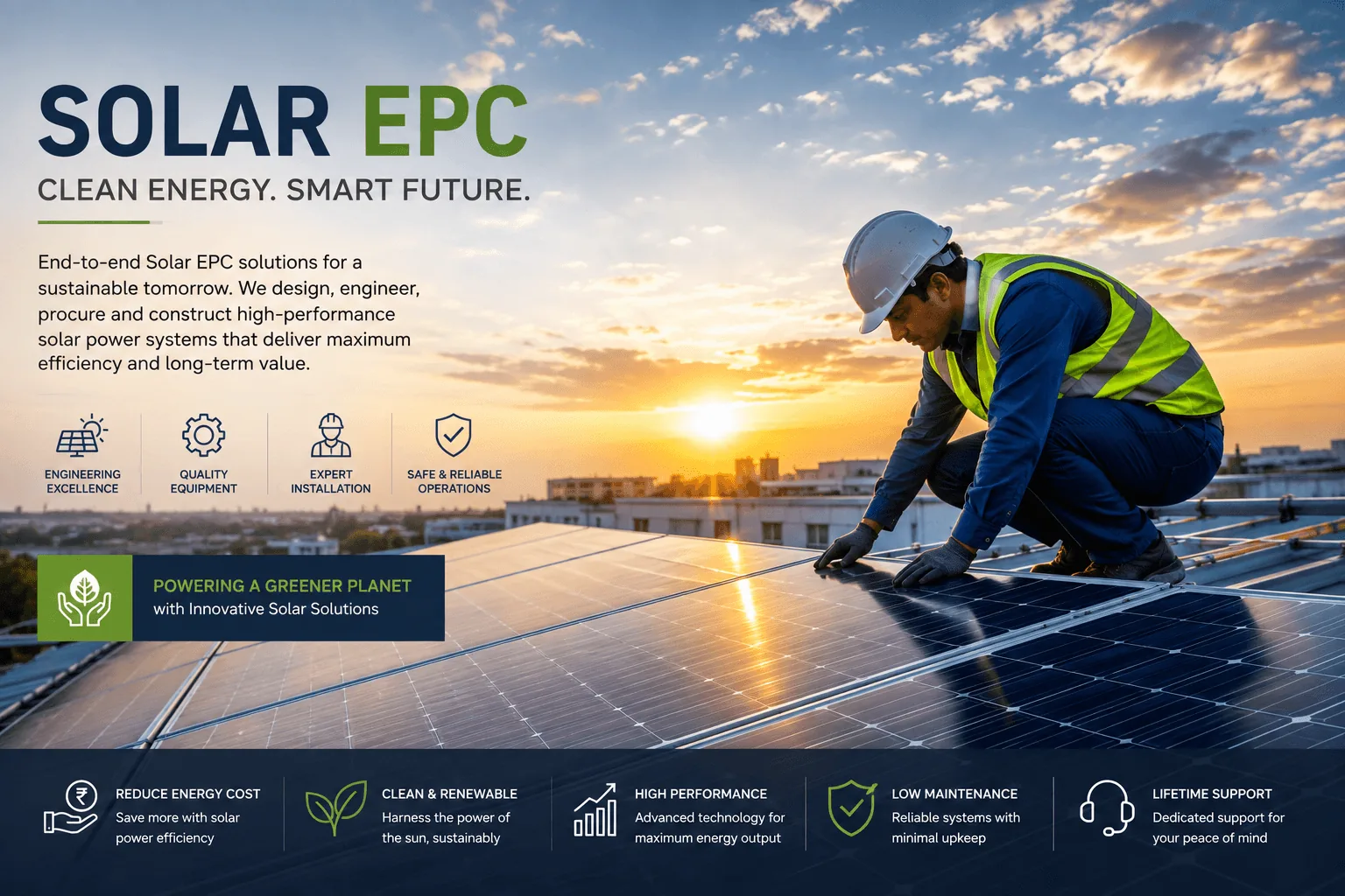 Solar EPC by Vhanja Constructions Limited
