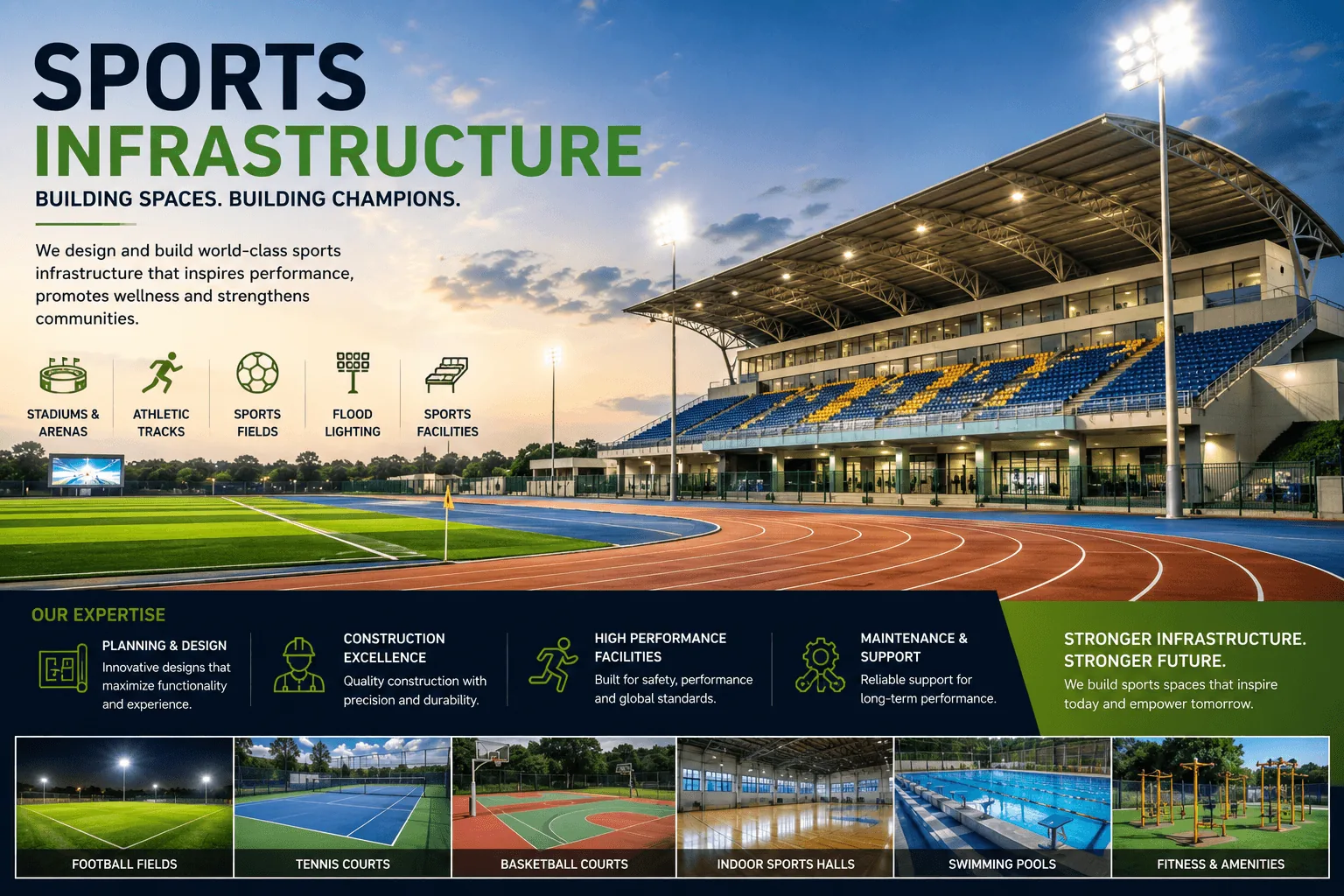 Sports Infrastructure by Vhanja Constructions Limited