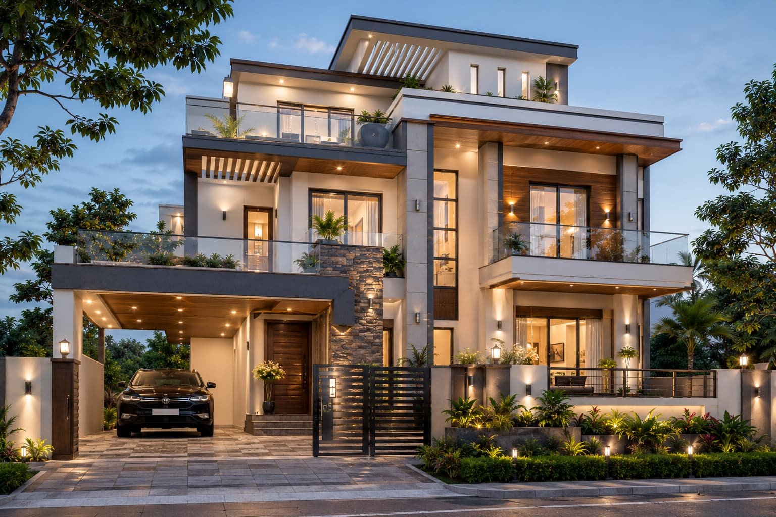 Premium Residential Construction completed view